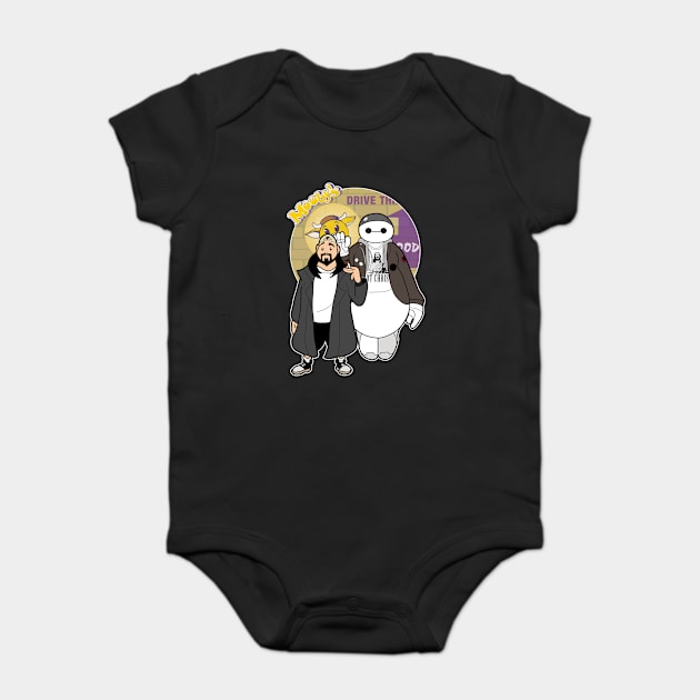 Jaymax and Silent Bob Baby Bodysuit by TopNotchy